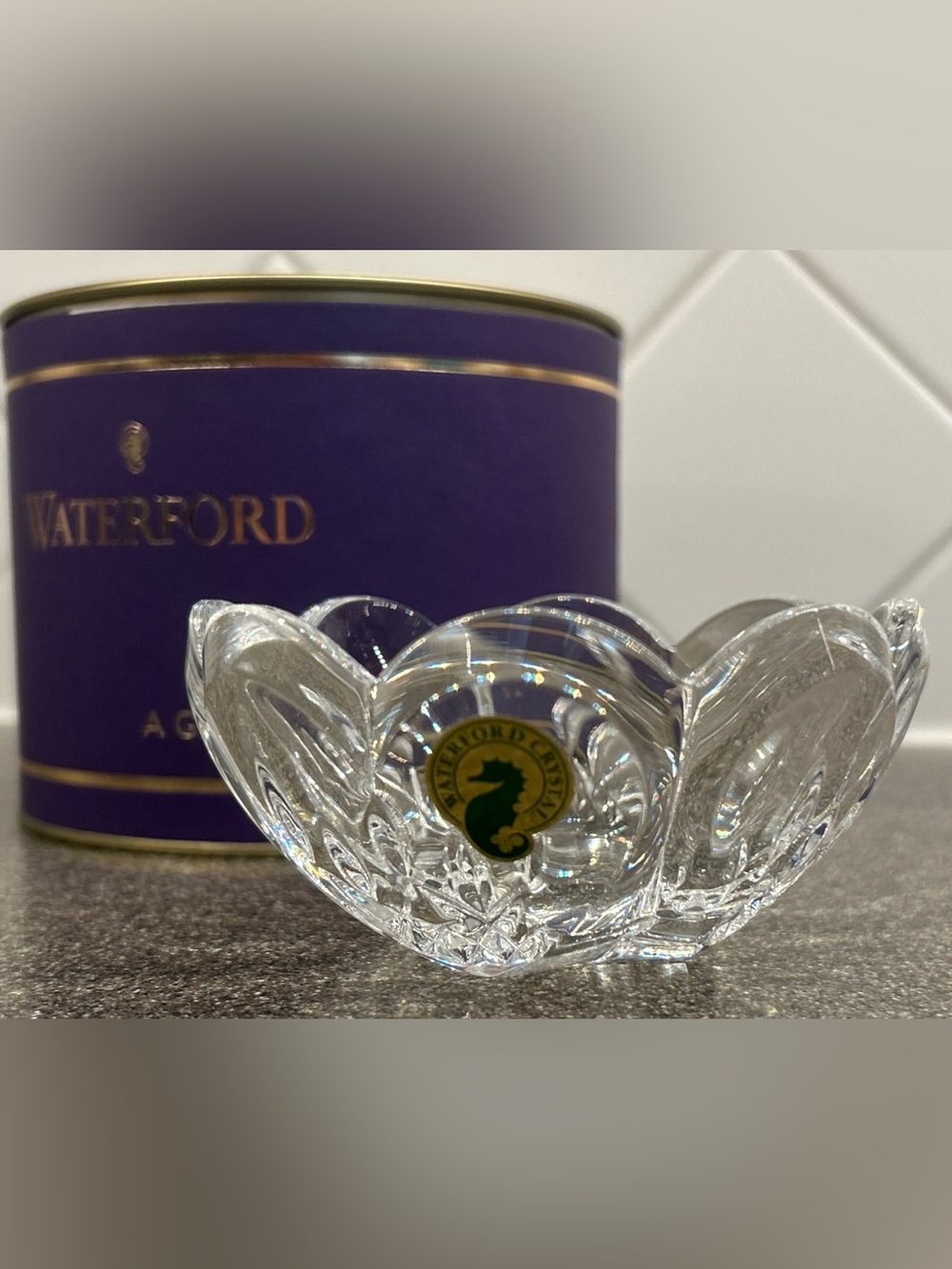 Waterford Crystal / Lismore 4" Heart Bowl - New In Box